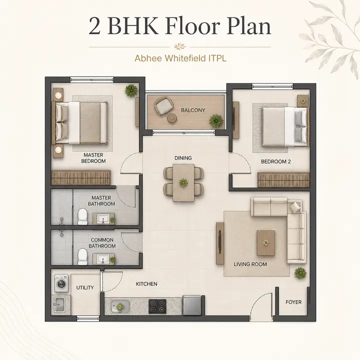 Abhee Whitefield 2bhk