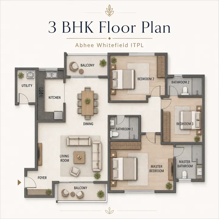 Abhee Whitefield 3bhk