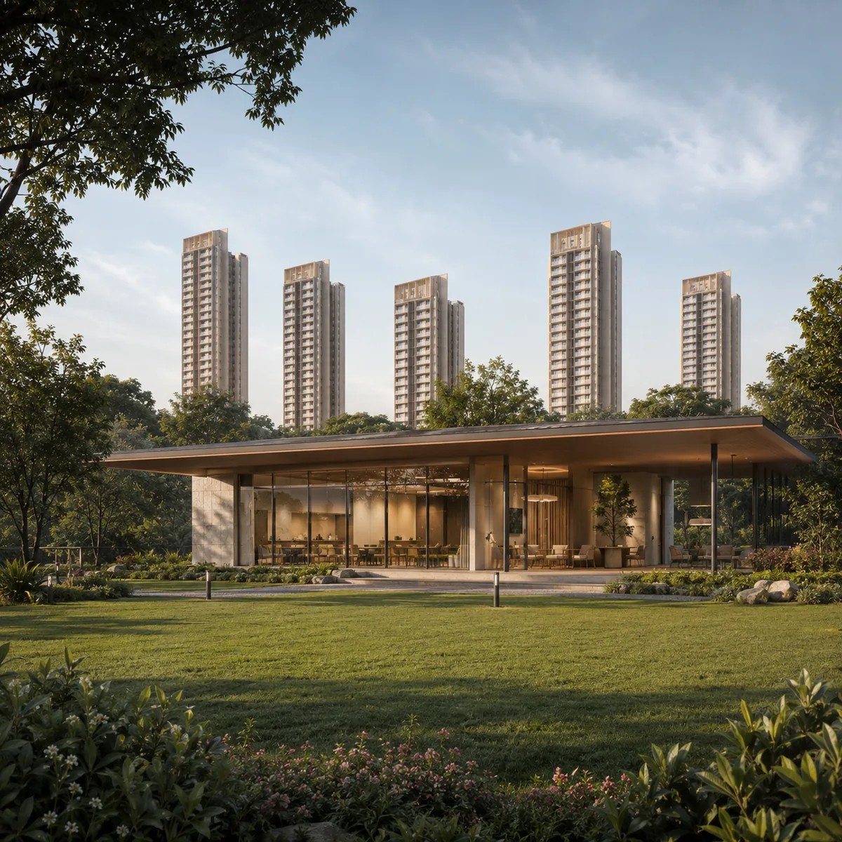 The standalone clubhouse in circulation ahead of launch, indicative — Assetz Nari & Nami